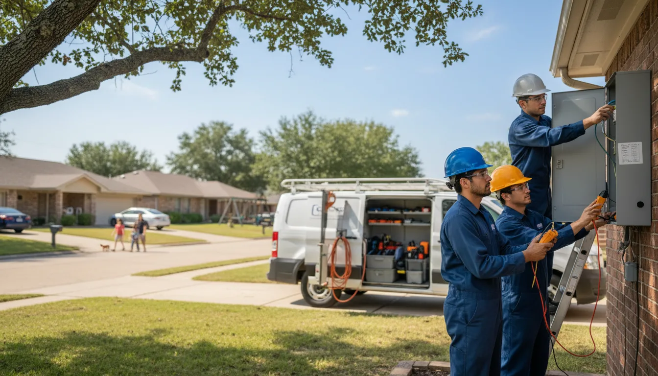 Certified electrician providing emergency electrical services in Camilla, GA
